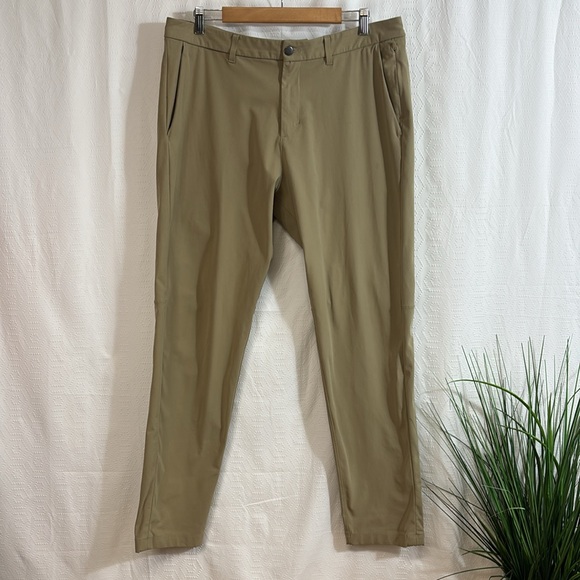 lululemon athletica Other - lululemon Men's Khaki ABC Trousers Pants Chinos 36x32